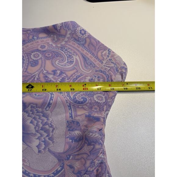 Lovers + Friends Keoni Dress Sz M Asymmetric Hi-Low Backless Dress Purple $238 - Picture 8 of 13